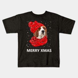 Beagle Merry Xmas Kids T-Shirt